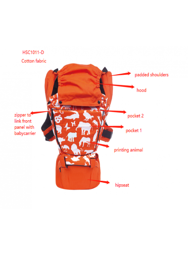 Orange HIP SEAT Baby Carrier