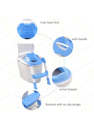 Potty Toilet Trainer Seat with Step Stool Ladder