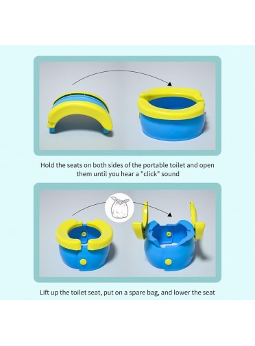 Banana Shaped Foldable Travel Potty