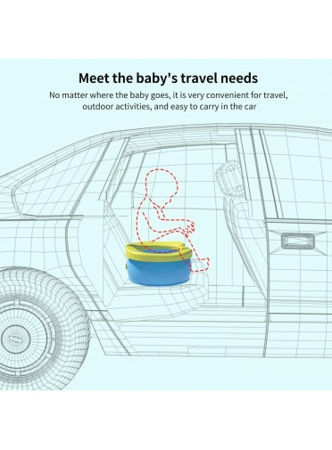 Banana Shaped Foldable Travel Potty