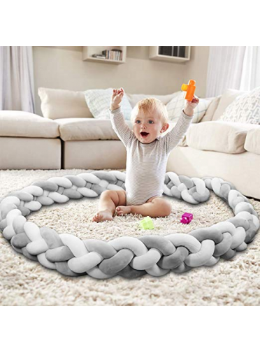 Soft Knot Decorative Crib Bumper