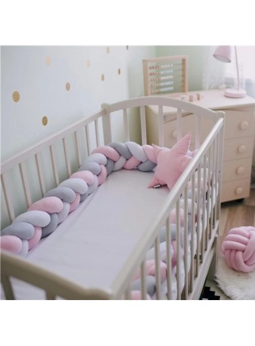 Soft Knot Decorative Crib Bumper