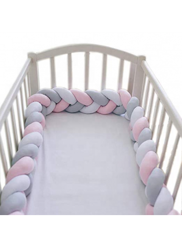 Soft Knot Decorative Crib Bumper