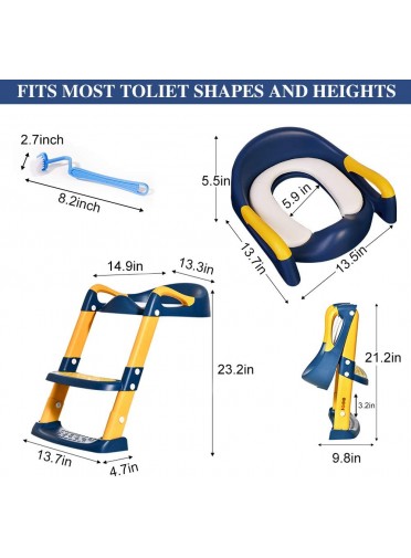 Potty Training Seat with Adjustable Ladder